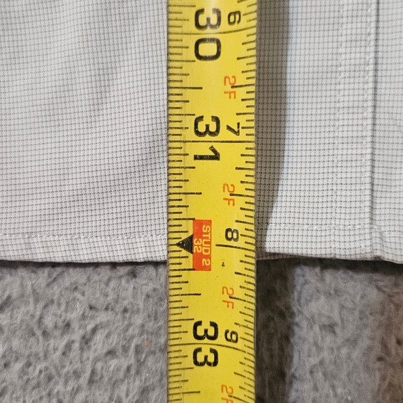 Poncho Western Pearl Snap Button Down Fishing Shirt Size 3XL White Short Sleeve - Picture 6 of 9